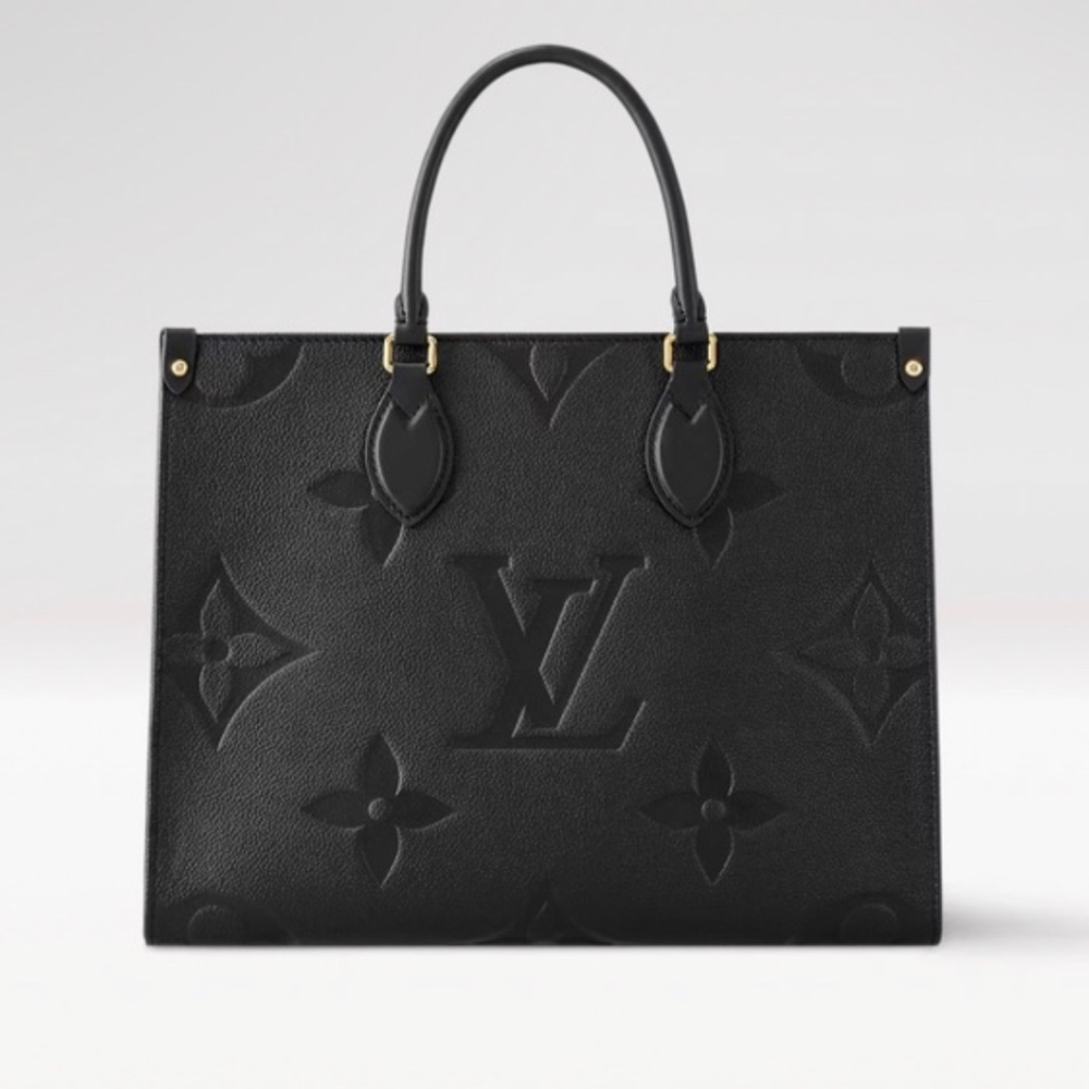 Louis Vuitton OnTheGo MM Tote – Black Monogram Empreinte